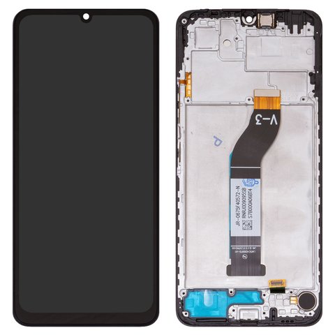 Pantalla LCD puede usarse con Xiaomi Redmi 13C, negro, con marco, Box  LM5C4090F0 A1 