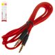 AUX-кабель Baseus M30, TRS 3.5 мм, 100 см, червоний, в нейлоновому обплетенні, #CAM30-B91