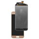 LCD compatible with Samsung J330 Galaxy J3 (2017), (golden, without frame, Original (PRC), original glass)