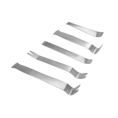 Car Trim And Panel Removal Tools Kit Stainless Steel 5 Pcs Gsmserver