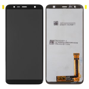 LCD compatible with Samsung J415 Galaxy J4+, J610 Galaxy J6+, black, without frame, Original PRC  