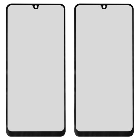 Housing Glass compatible with Samsung A325 Galaxy A32, with OCA film, black