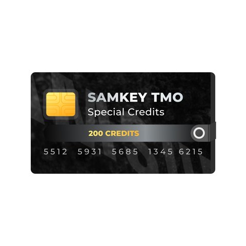 Специальные кредиты Samkey TMO 200 кредитов 