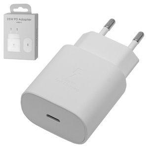 Mains Charger EP TA800, 25 W, Power Delivery PD , white, 1 output, service pack box 