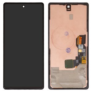LCD compatible with Google Pixel 6a, black, with frame, original change glass  , GX7AS, GB62Z, G1AZG 