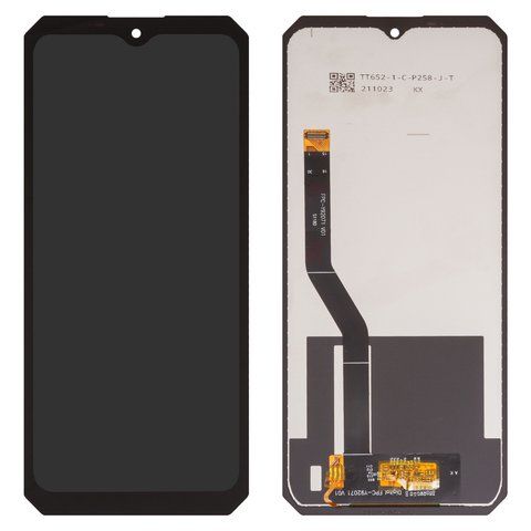 LCD compatible with Oukitel WP28S, black, without frame, High Copy, F653327VA FPC Y92071 V01 