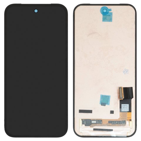Дисплей для Google Pixel 9a, черный, без рамки, Оригинал переклеено стекло , GXQ96, GTF7P, G3Y12