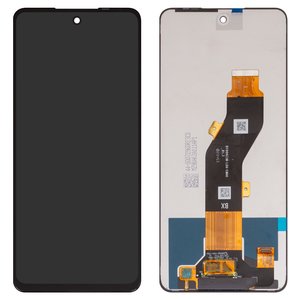 Дисплей для Tecno Pop 8, Spark 20 KJ5 , Spark 20C BG7 , Spark Go 2024  BG6 ; Infinix Hot 40i X6528B , Smart 8 X6525 , черный, без рамки, Оригинал переклеено стекло , BV066G3M L0A XM00