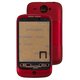 Carcasa puede usarse con HTC A3333 Wildfire, rojo