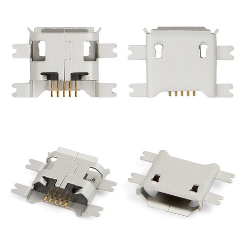 Conector de carga puede usarse con celulares, 5 pin, tipo 3, micro USB tipo B