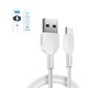 Cable USB Hoco X20, USB tipo-A, USB tipo C, 100 cm, 2.4 A, blanco, #6957531068853