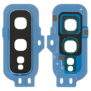 Vidrio de cámara puede usarse con Samsung G970 Galaxy S10e, azul, con marcos, prism blue