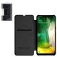 Funda Nillkin Qin leather case puede usarse con Samsung A205F/DS Galaxy A20, A305F/DS Galaxy A30, negro, libro, plástico, cuero PU