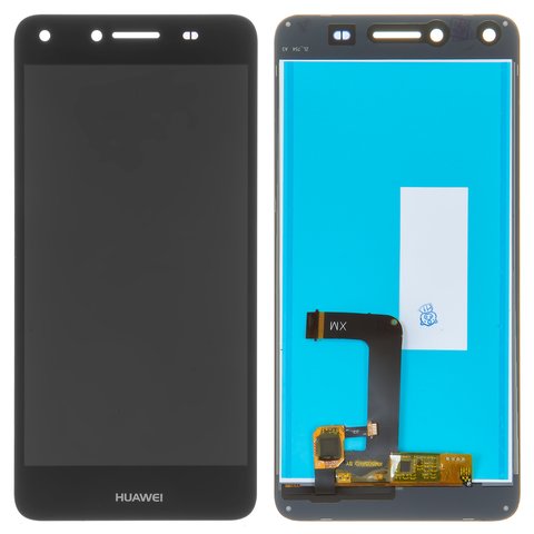 Pantalla LCD puede usarse con Huawei Y5 II, negro, Logo Huawei, sin marco, High Copy, CUN U29 CUN L21