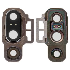 Vidrio de cámara puede usarse con Huawei P20 Pro, negro, con marcos