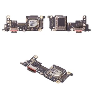 Cable flex puede usarse con Xiaomi 12T, 12T Pro, del conector de carga, con micrófono, con conector de SIM, con componentes, placa del cargador