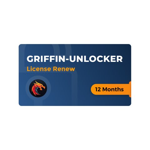 Extensión de licencia Griffin Unlocker por 12 meses