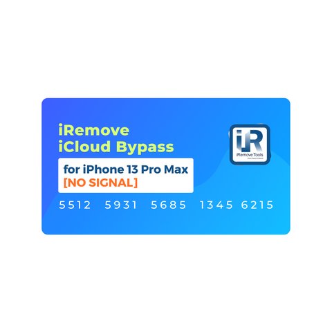 iRemove iCloud Bypass para iPhone 13 Pro Max [NO SIGNAL]