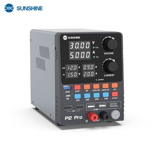 Fuente de alimentación potencia  Sunshine P2 Pro, de cuatro canales, transformador, hasta 30 V, hasta 5 A, indicadores de diodos de luz, 330W