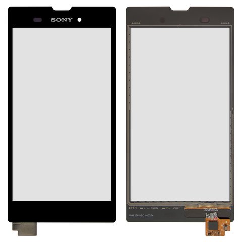 Сенсорний екран для Sony D5102 Xperia T3, D5103 Xperia T3, D5106 Xperia T3, чорний