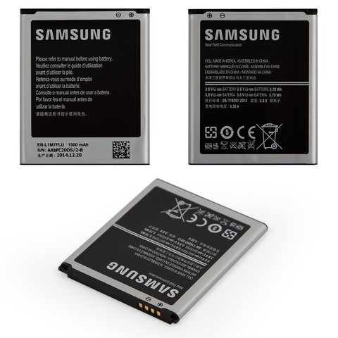 Аккумулятор EB L1M7FLU для Samsung I8190 Galaxy S3 mini, Li ion, 3,8 В, 1500 мАч