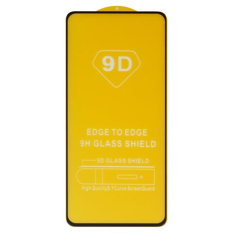 Захисне скло для Motorola Moto E30 XT2158 6, XT2159 Moto E40, сумісне з чохлом, Full Glue, без упаковки , чорний, шар клею нанесений по всій поверхні