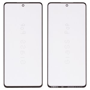 Стекло корпуса G+OCA PRO для Samsung A736 Galaxy A73 5G, с OCA пленкой, черное