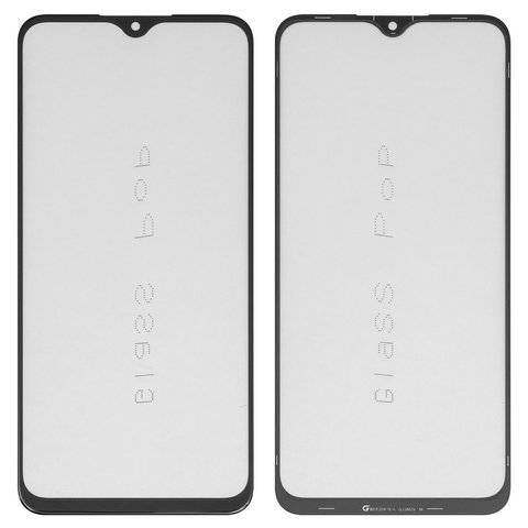 Скло корпуса G+OCA PRO для Xiaomi Poco M2, Redmi 9, з ОСА плівкою, чорне