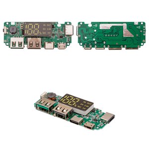Контролер для PowerBank, 5 B, Li ion, 2,4 А, з дисплеєм, H961 U V6.0