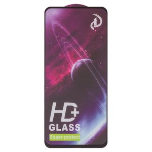 Защитное стекло All Spares для Infinix Hot 50 Pro X6881 , совместимо с чехлом, Full Glue, черный