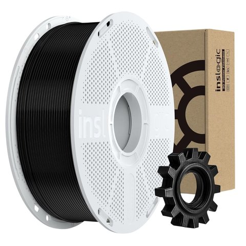Филамент для 3D принтера INSLOGIC PC ABS Black, 1 кг