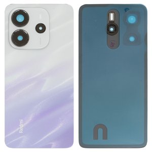 Задняя панель корпуса для Xiaomi Redmi Note 14 4G, фиолетовая, со стеклом камеры, global version, mist purple