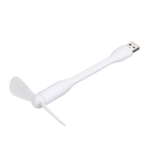 Вентилятор Mini, белый, мобильный, USB тип A