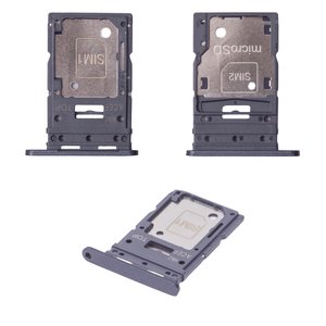 Держатель SIM карты для Samsung A356 Galaxy A35 5G, синий, 2 Sim, navy