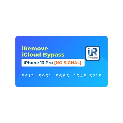 iRemove iCloud Bypass для iPhone 13 Pro [NO SIGNAL]