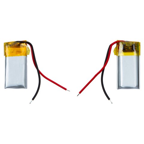 Акумулятор 400820, 20 мм, 10 мм, 4,0 мм, Li ion, 3,7 В, 50 мАг, з контролером