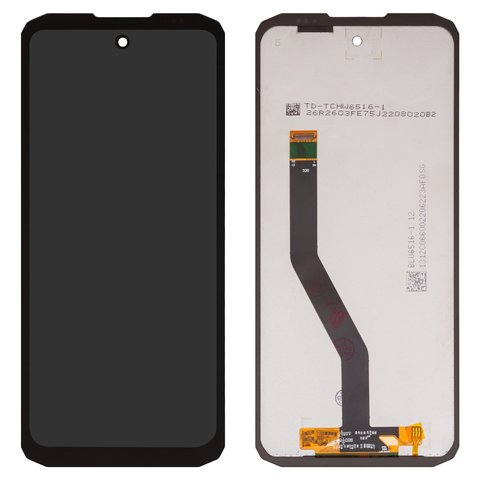 Дисплей для Doogee Fire 6, Fire 6 Power, черный, без рамки, High Copy, FPC QCGM656IKF0012G V01