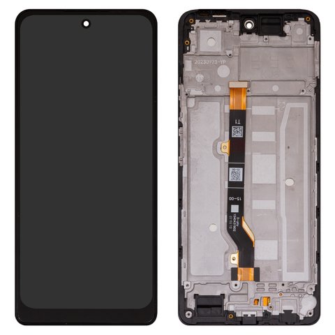 Дисплей для Tecno Spark 20 Pro KJ6 , чорний, з рамкою, High Copy