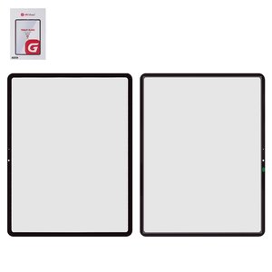 Скло корпуса G+OCA PRO для iPad Air 13 2024, iPad Air 13 2025, з ОСА плівкою, чорне
