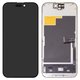 Дисплей JCID для iPhone 15 Pro, черный, с рамкой, HC, без ошибки, (OLED) soft, Diagnosable, 120Hz