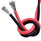 Провод в силиконовой изоляции 4AWG, 25 мм², 1 м, черный