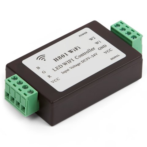 Світлодіодний Wi Fi контролер H801WiFi для RGB стрічок 